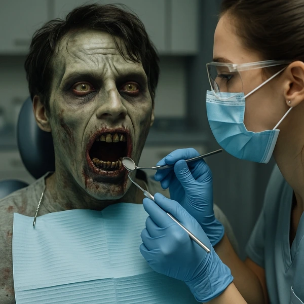 gigi hitam zombie