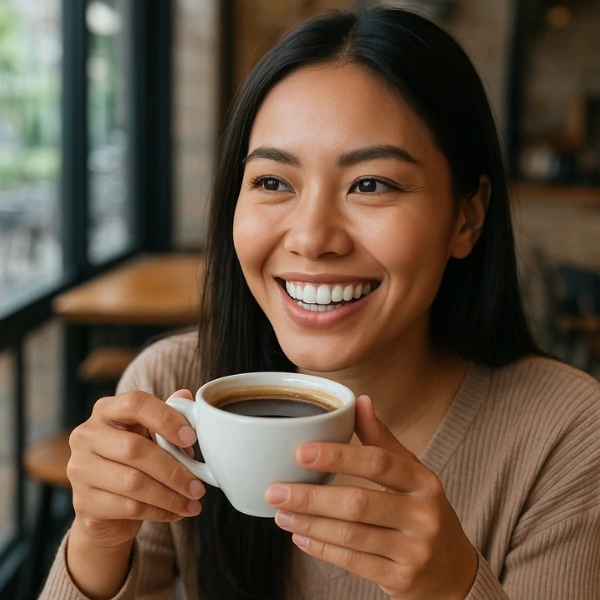 foto bleaching gigi untuk coffee lovers