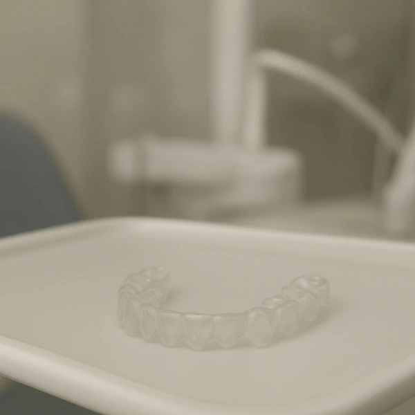 foto aligner gigi diatas meja dental