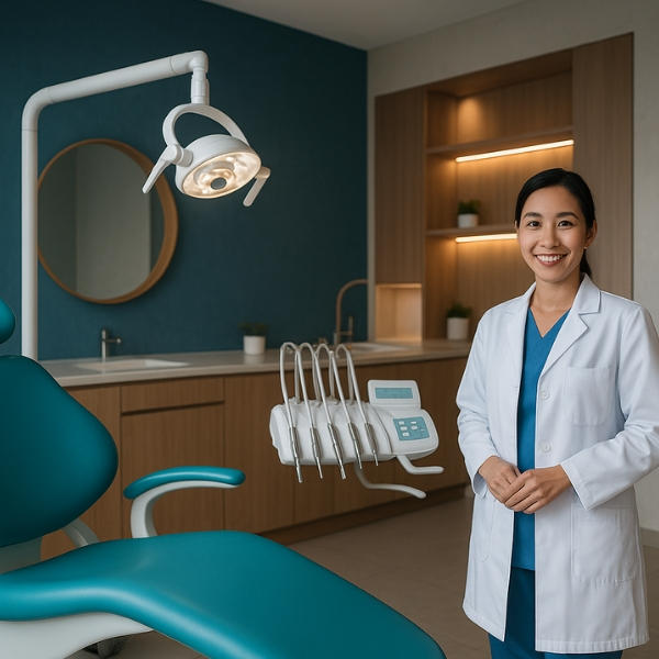 foto dokter dan klinik gigi
